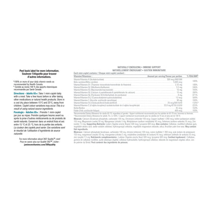 Jamieson 100% Complete Multivitamin Platinum for Adults 65+, 115 Mini Caplets. With Lycopene, Lutein and Additional Immune Support. Supports Energy, Eye Health, Bone, and Overall Health, One Per Day - Available at All In One Marketplace Canada