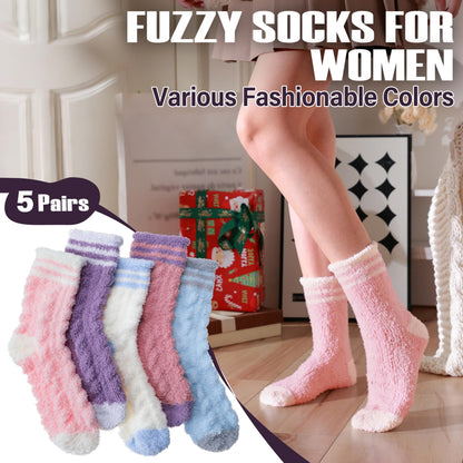ANTSANG Womens Fuzzy Socks, Fluffy Cozy Winter Comfy Fleece Slipper Socks 🍁 All In One Marketplace Canada