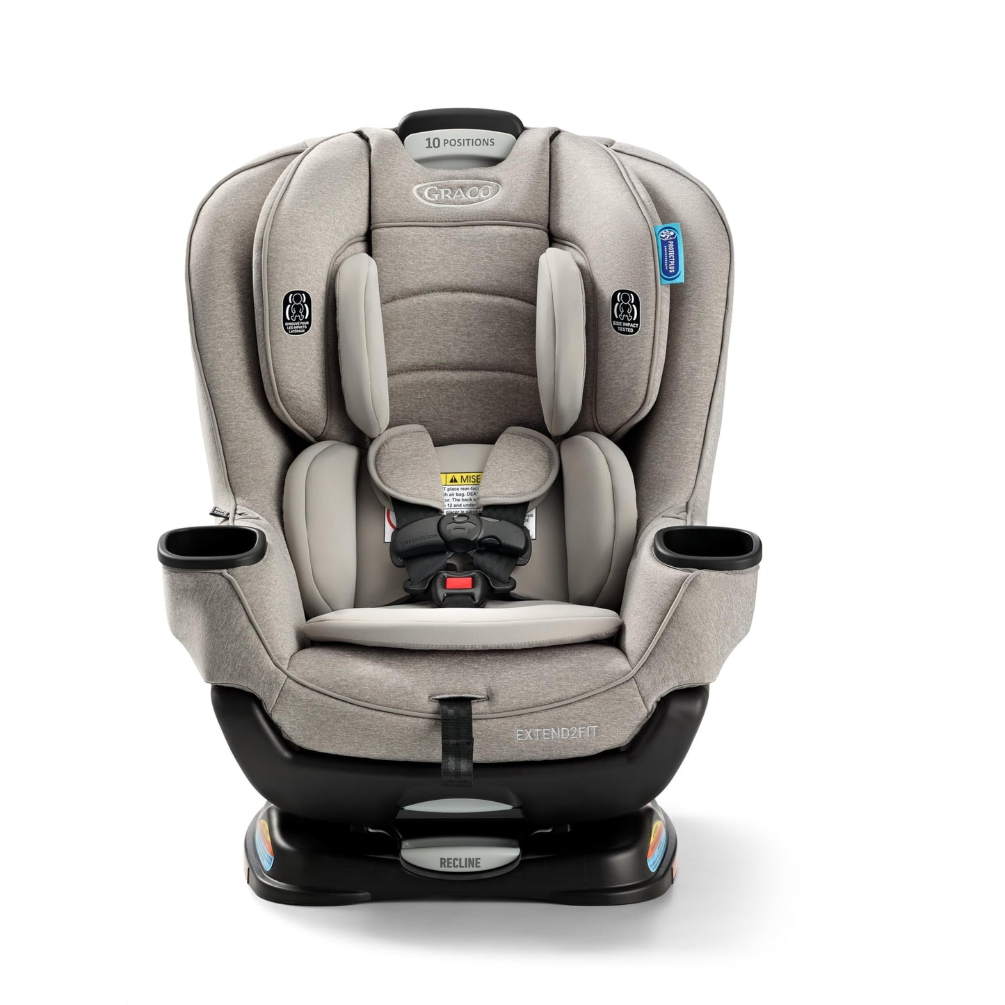 Graco Extend2Fit Convertible Car Seat, Ashten