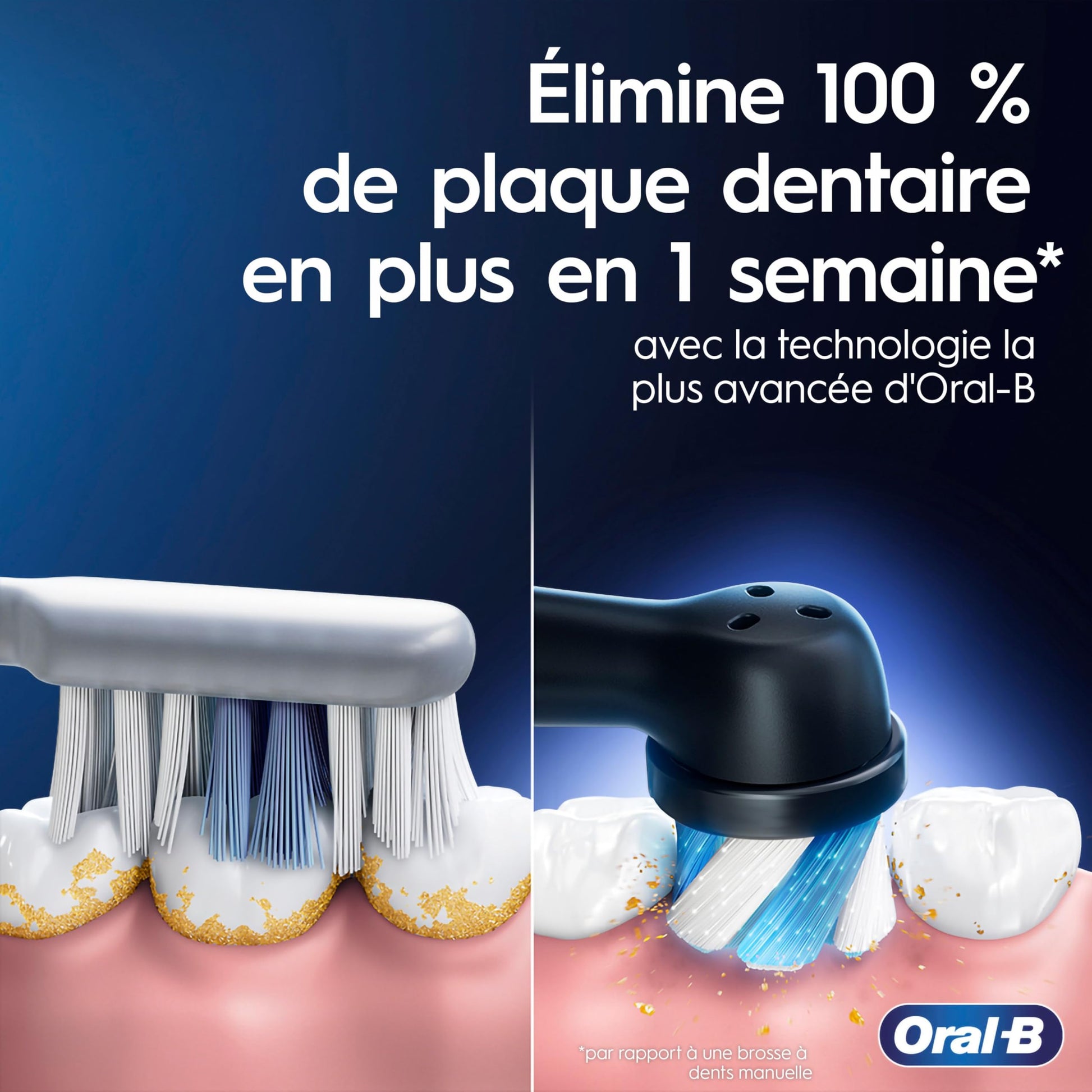 Oral-B iO3 Electric Toothbrush (1) with (1) Charger, Rechargeable, Black Oral-B