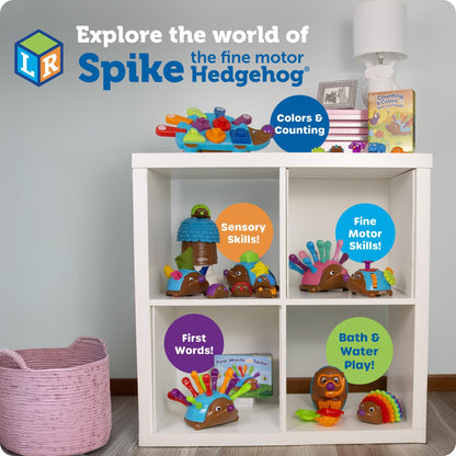 Learning Resources Spike The Fine Motor Hedgehog - Toddler Montessori Toys, Stacking Shape, Gifts for Boys and Girls, Sorting and Matching Skill Activities, Educational Games, Kindergarten - Available at All In One Marketplace Canada