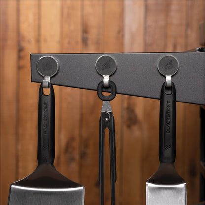 Blackstone 5188 Rear Grease Gate, 3 Magentic Hooks and Tool Holder Combo, Flat Top Griddle Accessories, Stainless Steel Barbeque Cooking Utensil Holder and Grease Guard 🍁 All In One Marketplace Canada Blackstone