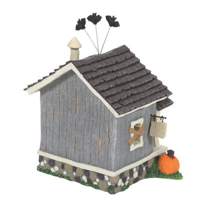 Enesco Tails with Heart Halloween Haunted Shack Figurine, 4.84 Inch, Multicolor