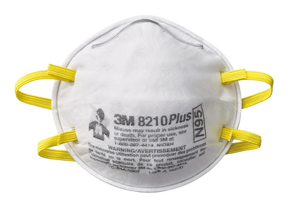 3M 8210 Plus N95 Performance Sanding and Fiberglass Respirator 8210PH40-DC, N95 Mask, 40 Masks 3M