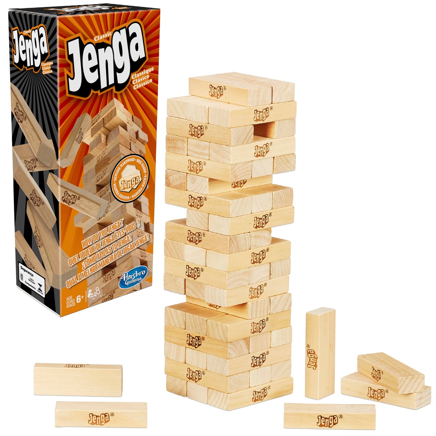 Hasbro Gaming: Jenga Classic Game Hasbro Gaming