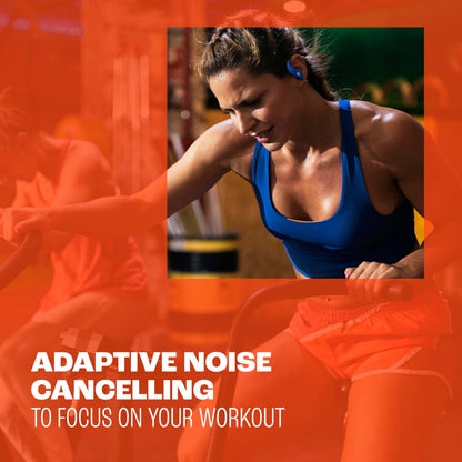 JBL Endurance Peak 4 - True Wireless Noise Cancelling Sport Earbuds, Up to 48Hrs Total Playback, Water & dust Proof (IP68), Secure fit with TwistLock™ Design, & 6 mics for Perfect Calls (Black)