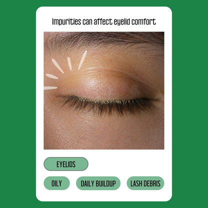 Tea Tree Eyelid Wipes – 100 Tea Tree Oil Eye Wipes for People with Dry Eyes & Allergies – Gentle Eyelid Cleanser with Hyaluronic Acid – Individually Wrapped & Biodegradable - Available at All In One Marketplace Canada