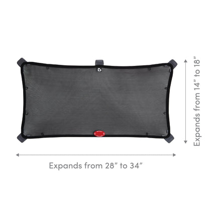Munchkin Brica Magnetic Stretch to Fit Sun Shade, Black, 1 Pack