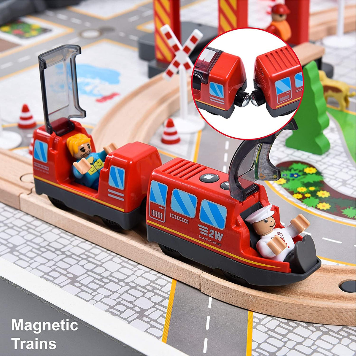 Giant bean Battery Operated Locomotive Magnetic Train Set 🍁 All In One Marketplace Canada
