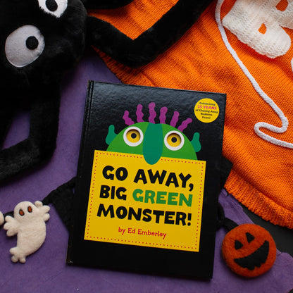 Va-t’en, Grand Monstre Vert ! : Un livre d’images amusant et interactif qui aide les enfants à chasser leurs peurs d’Halloween