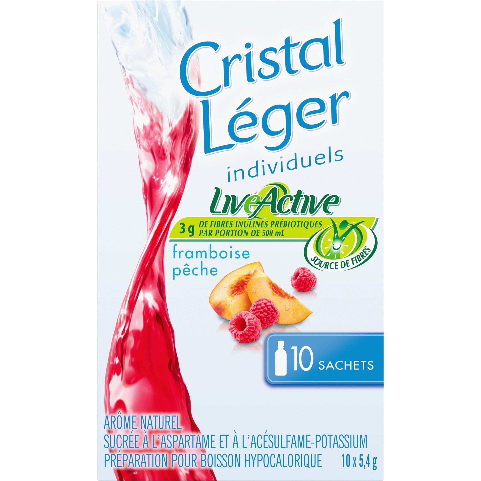 Crystal Light Singles Raspberry Peach Drink Mix (12-Pack)