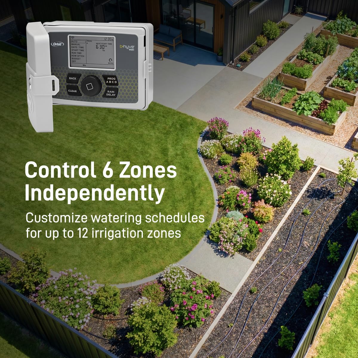 Orbit 6 Station WiFi Sprinkler System Controller Orbit