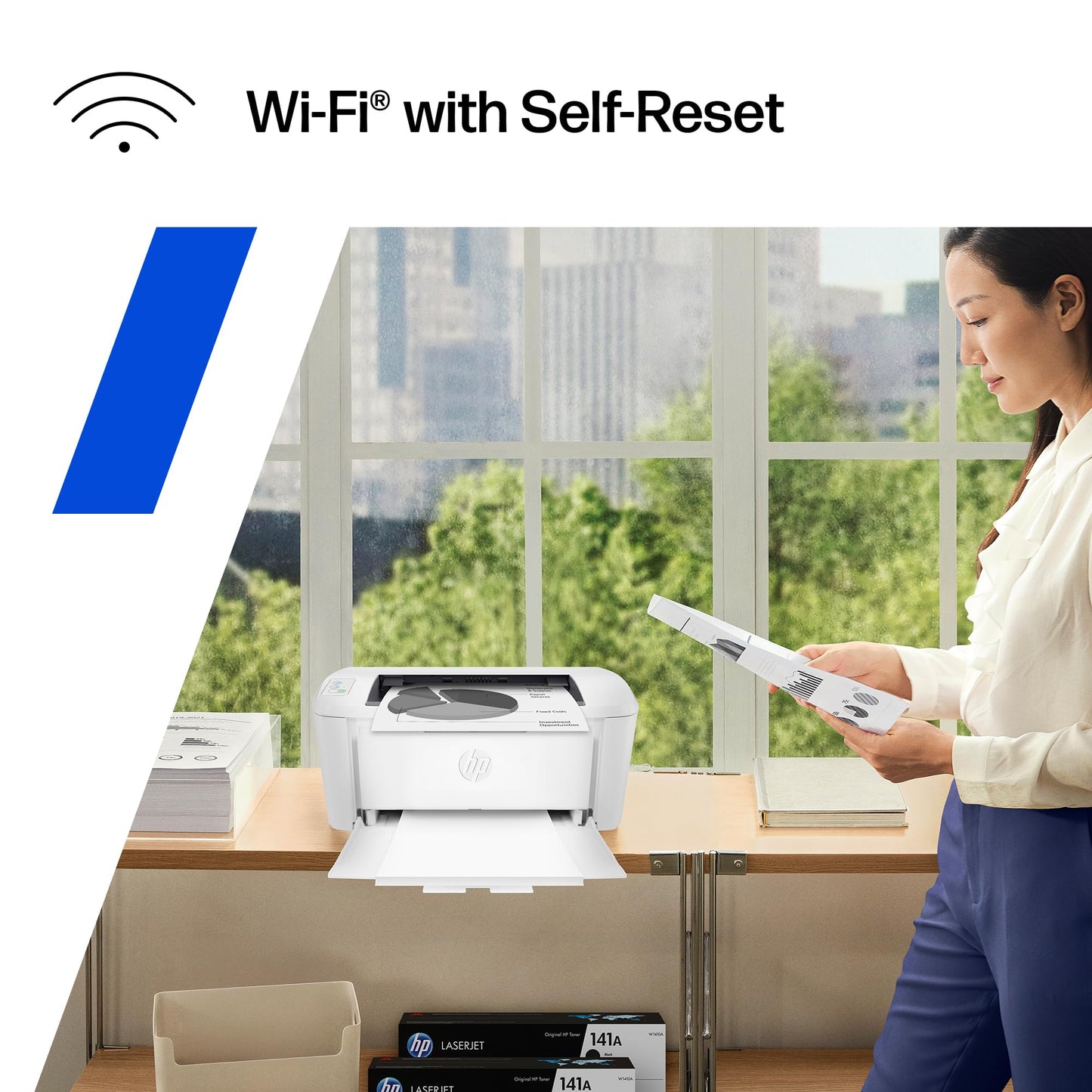 HP LaserJet M110w Wireless Black & White Printer HP