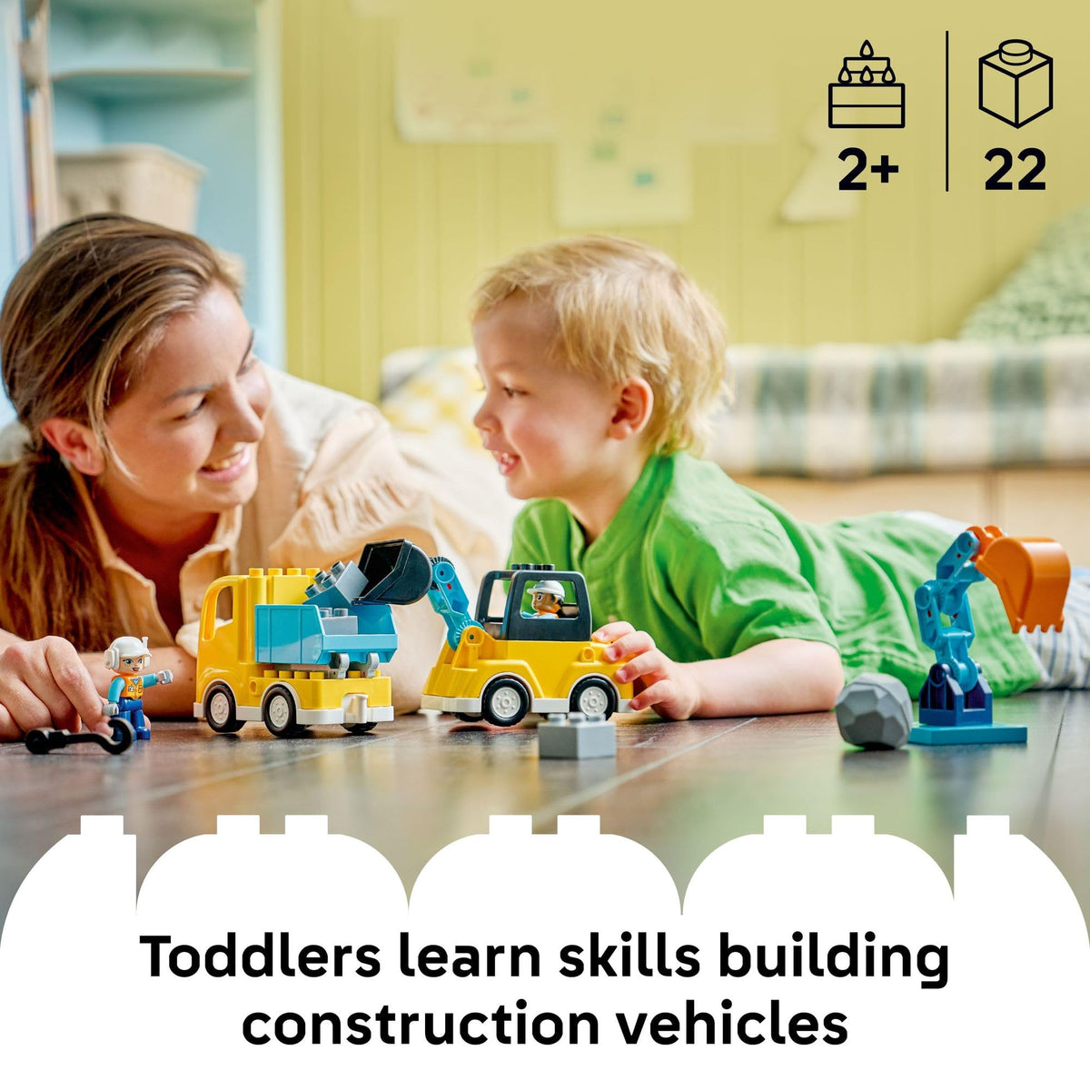 LEGO DUPLO Town 3 in 1 Construction Vehicles 10475