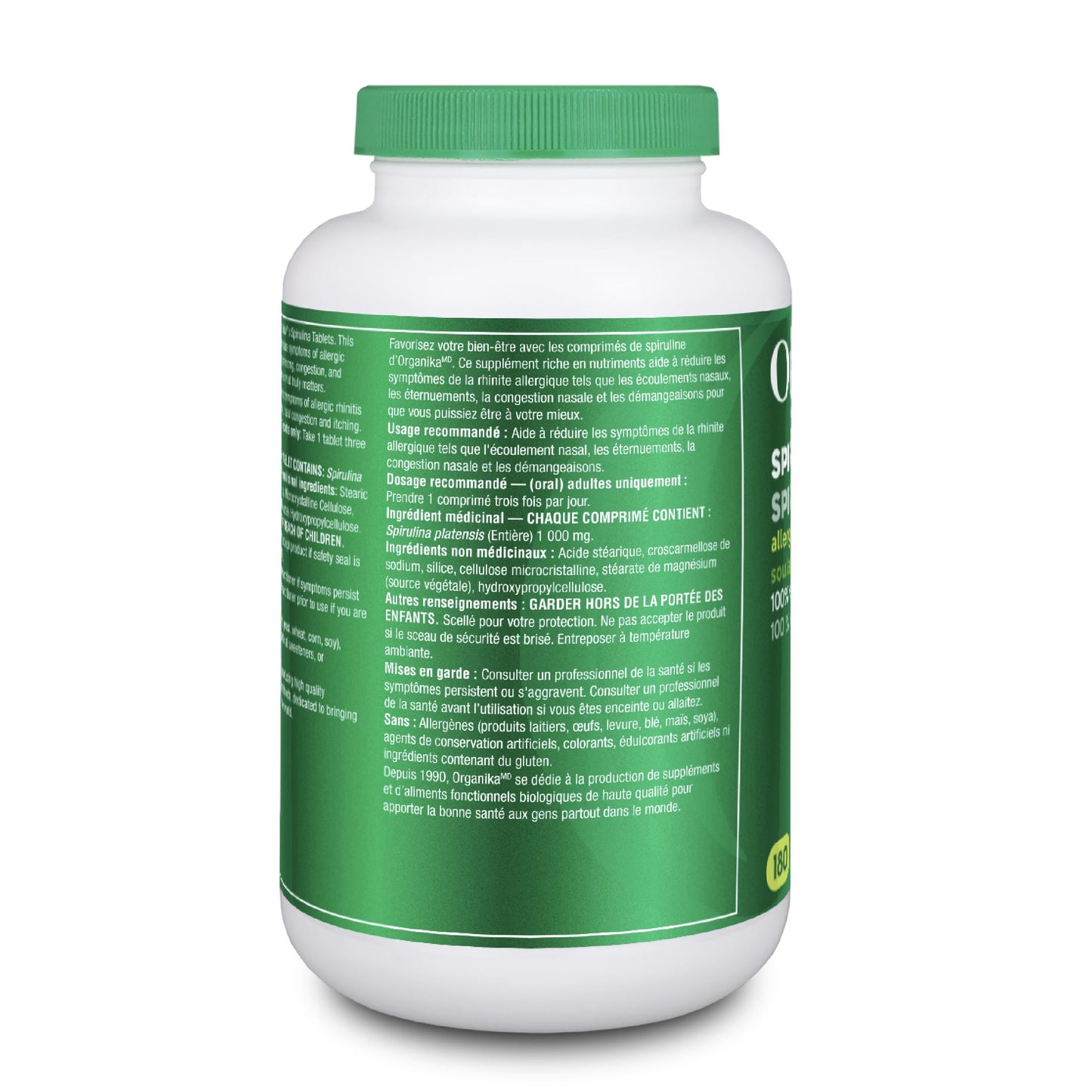 Organika Canadian-Made Milk Thistle 250 Mg Bonus Size 220 count- Liver Protectant From Silymarin Seed- 220vcaps - Available at All In One Marketplace Canada