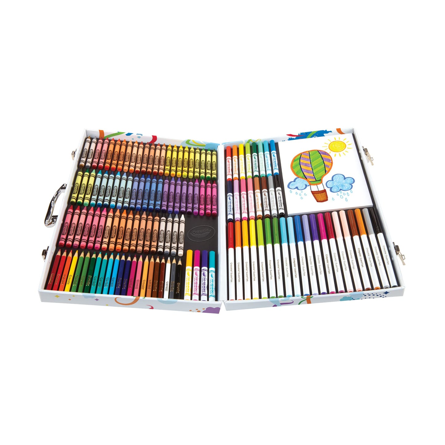 Crayola Inspiration Art Case Colouring Set (140ct) - Art Supplies Set For Kids, Travel Drawing Kit, Gift for Girls & Boys, Ages 4+ Crayola