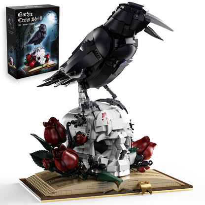 Loyratche Skull Roses Flower & Raven Building Set for Adults 🍁 All In One Marketplace Canada
