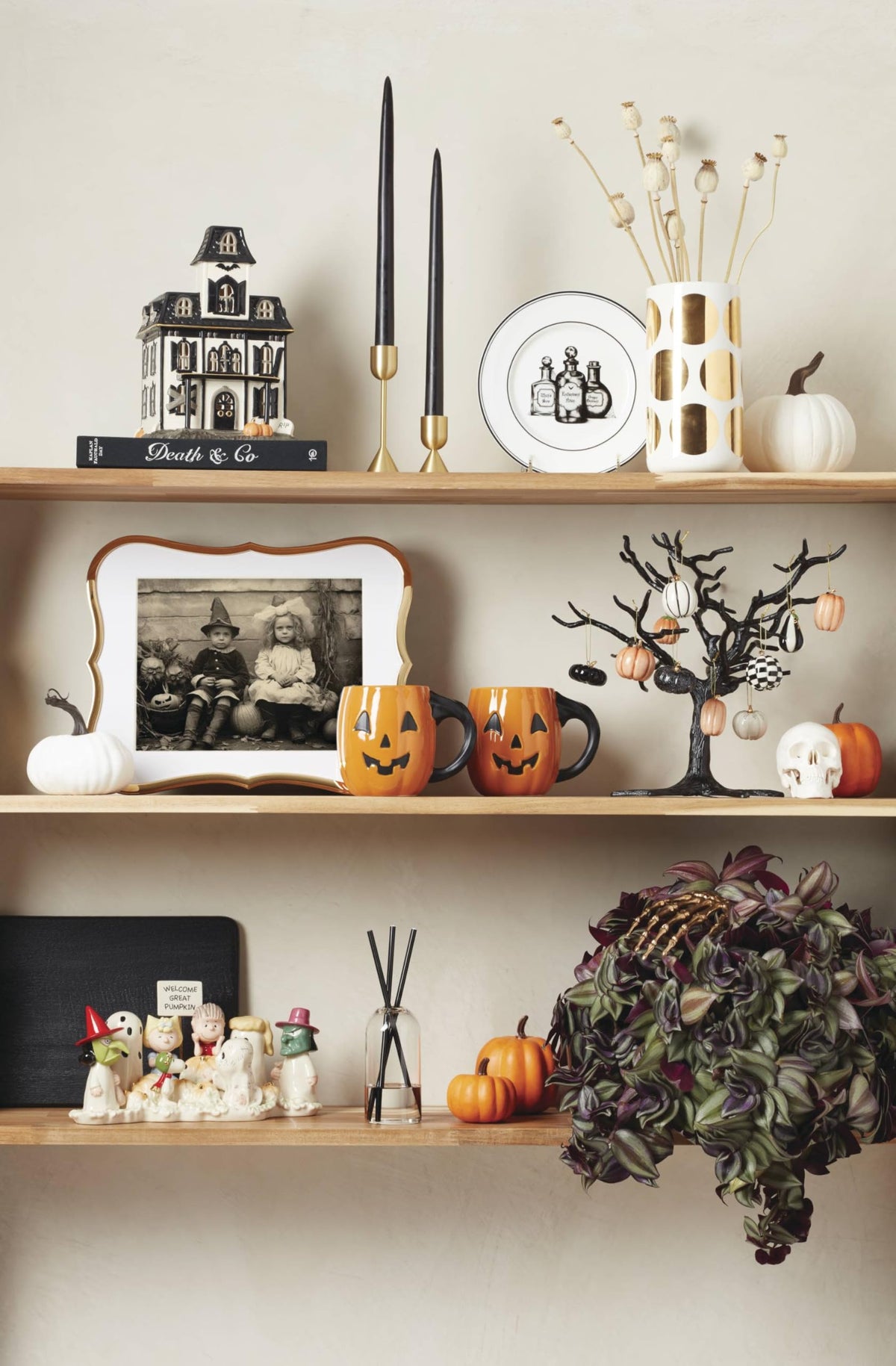 Lenox Vintage Halloween Light-Up House Figurine