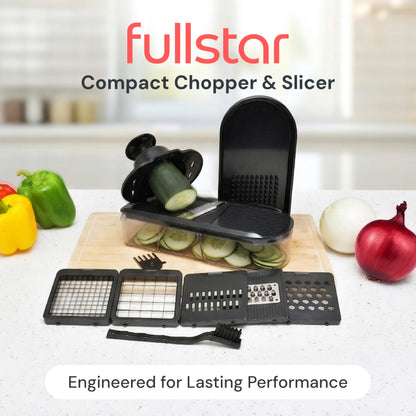 Fullstar Pro Core - Vegetable Chopper & Mandoline Slicer - 6 Blades