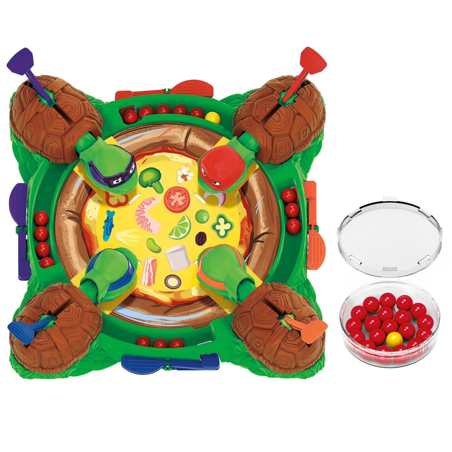 Hungry Hungry Hippos: Teenage Mutant Ninja Turtles Edition Game | Ages 4 and Up | 2 to 4 Players | Kids Board Games | Gifts for Preschoolers (Amazon Exclusive) Hasbro Gaming