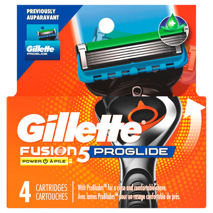 Gillette ProGlide Power Men’s Razor Blades – 4 Refills
