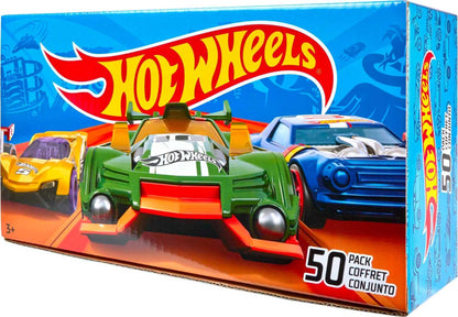 Hot Wheels 50-Pack of 1:64 Scale Vehicles (Styles May Vary)