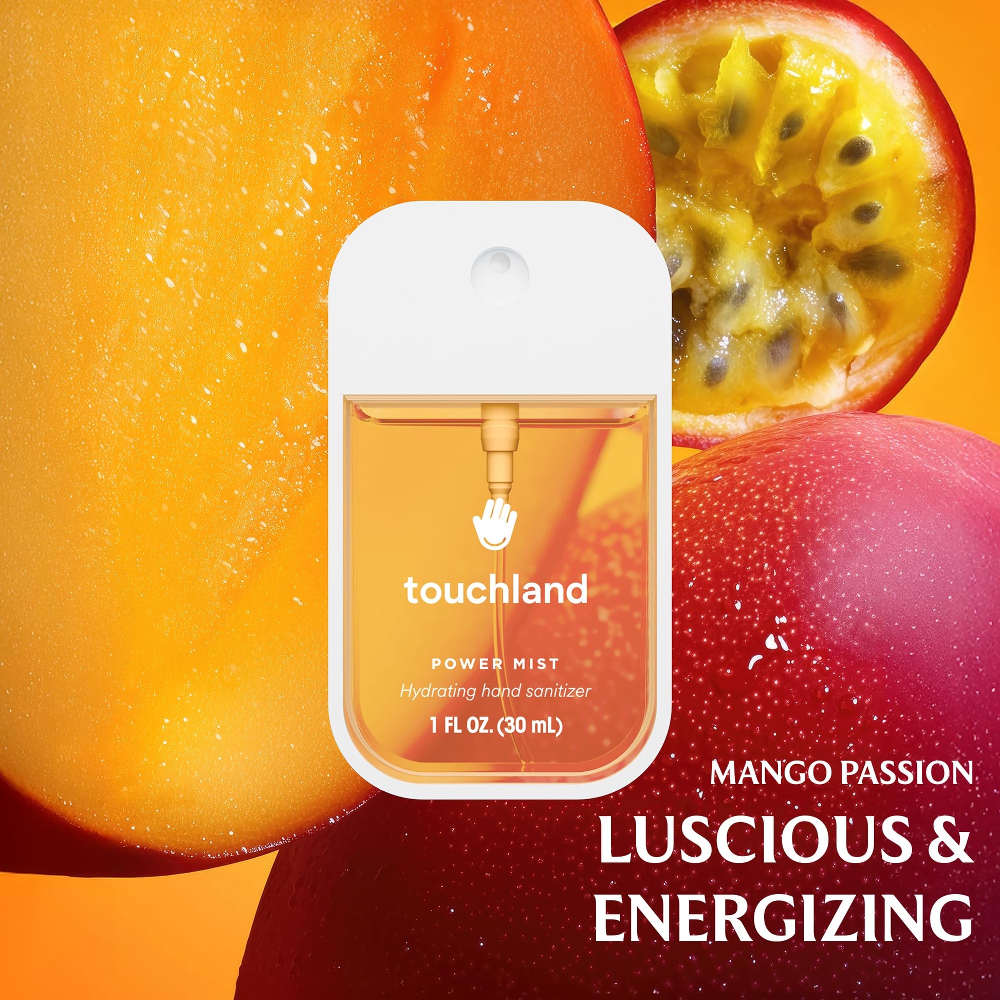 Touchland Hand Sanitizer Spray, Fruity Trio - 3 x 1 FL OZ