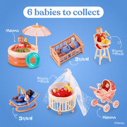My Mini Baby Disney 2 Pack by ZURU – Collectible Disney Baby Doll Mystery Capsule with Accessories, Realistic Miniature Toy for Girls Ages 3+ ZURU MY MINI