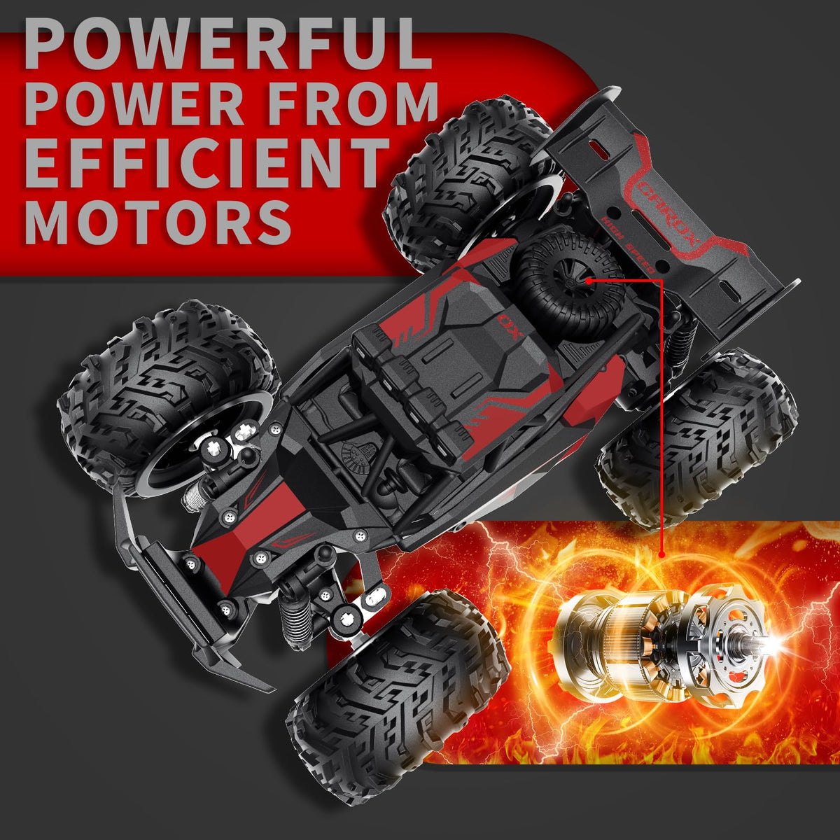Carox 1:18 RC Car with 2 Batteries 25KM/H Remote Control Car for Kids 🍁 All In One Marketplace Canada