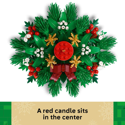 LEGO Christmas Table Decoration Building Toy for Kids - Brick-Built Holiday Centerpiece & Festive Room Decor - Christmas Craft for Girls & Boys, Ages 12+ - Gift Idea for Families - 40743 🍁 All In One Marketplace Canada