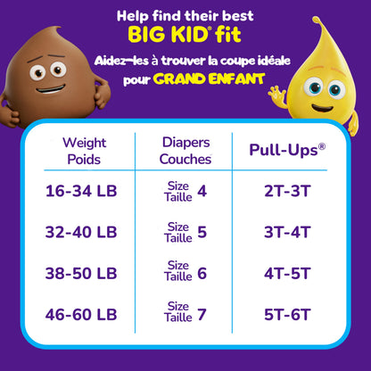 Pull-Ups Boys' Potty Training Pants, 2T-3T (16-34 lbs), 104 Count