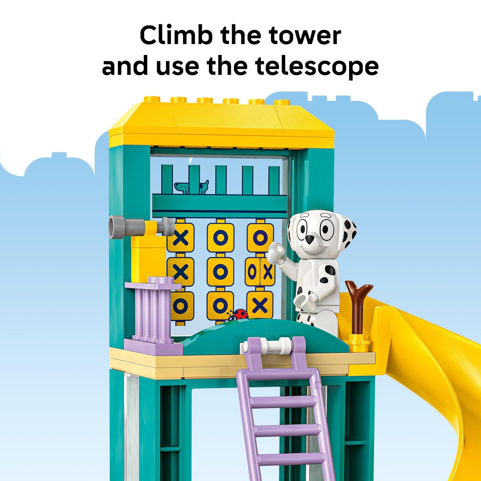 LEGO Bluey Playground Fun with Bluey and Chloe - Building Toy for Kids - Sensory Toy for Pretend Play - Includes Bluey and Chloe Minifigures - Birthday Gift Idea for Girls and Boys 4 and Up - 11201 LEGO