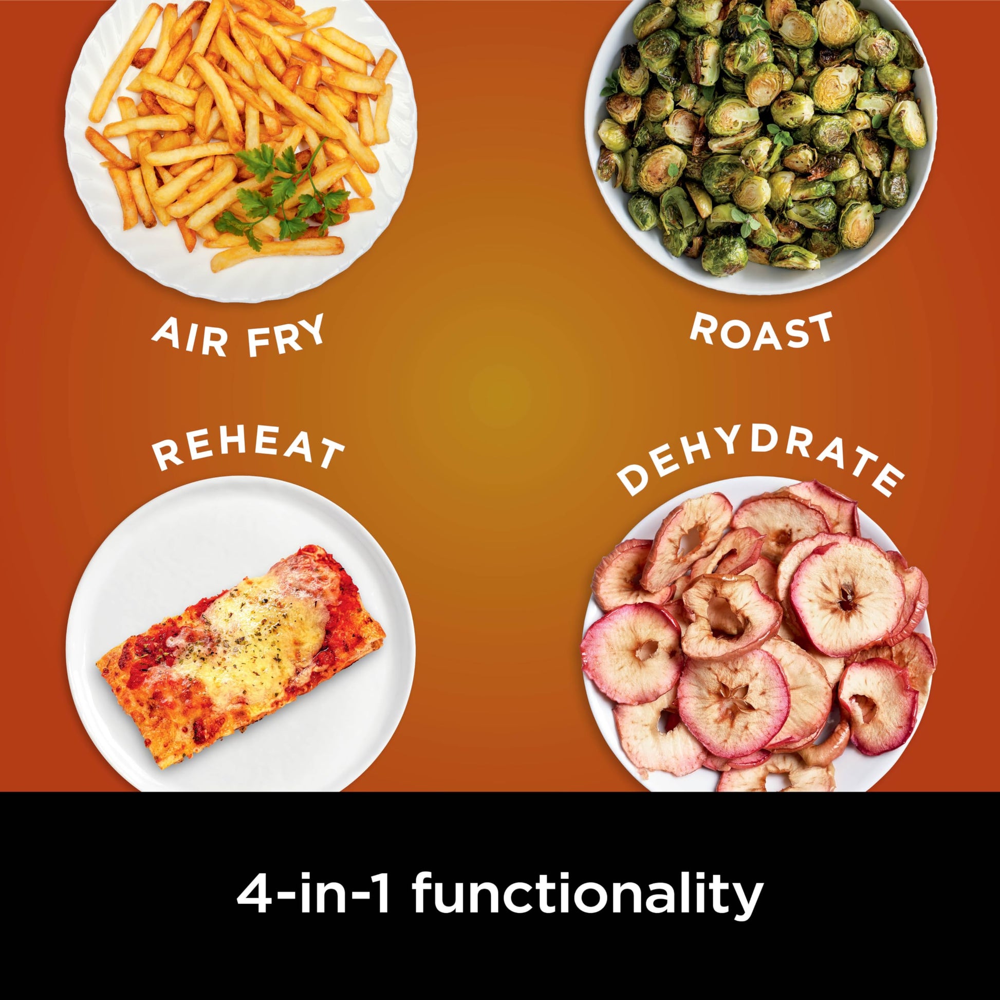 Ninja Air Fryer Pro 4in1, 5 QT (4.7 L) Capacity, Air Fry, Roast, Bake, Reheat, Dehydrate, Roast, Crisp Technology, Nonstick Basket & Crisper Plate, Grey, AF141C (Canadian Version) Ninja