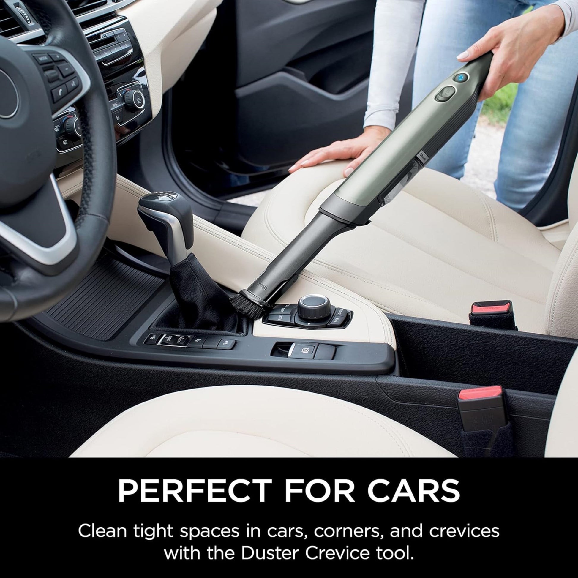 Shark WANDVAC Handheld Vacuum, Lightweight at 1.4 Pounds with Powerful Suction, Charging Dock, Single Touch Empty and Detachable Dust Cup, WV200C (Canadian Version) - Available at All In One Marketplace Canada
