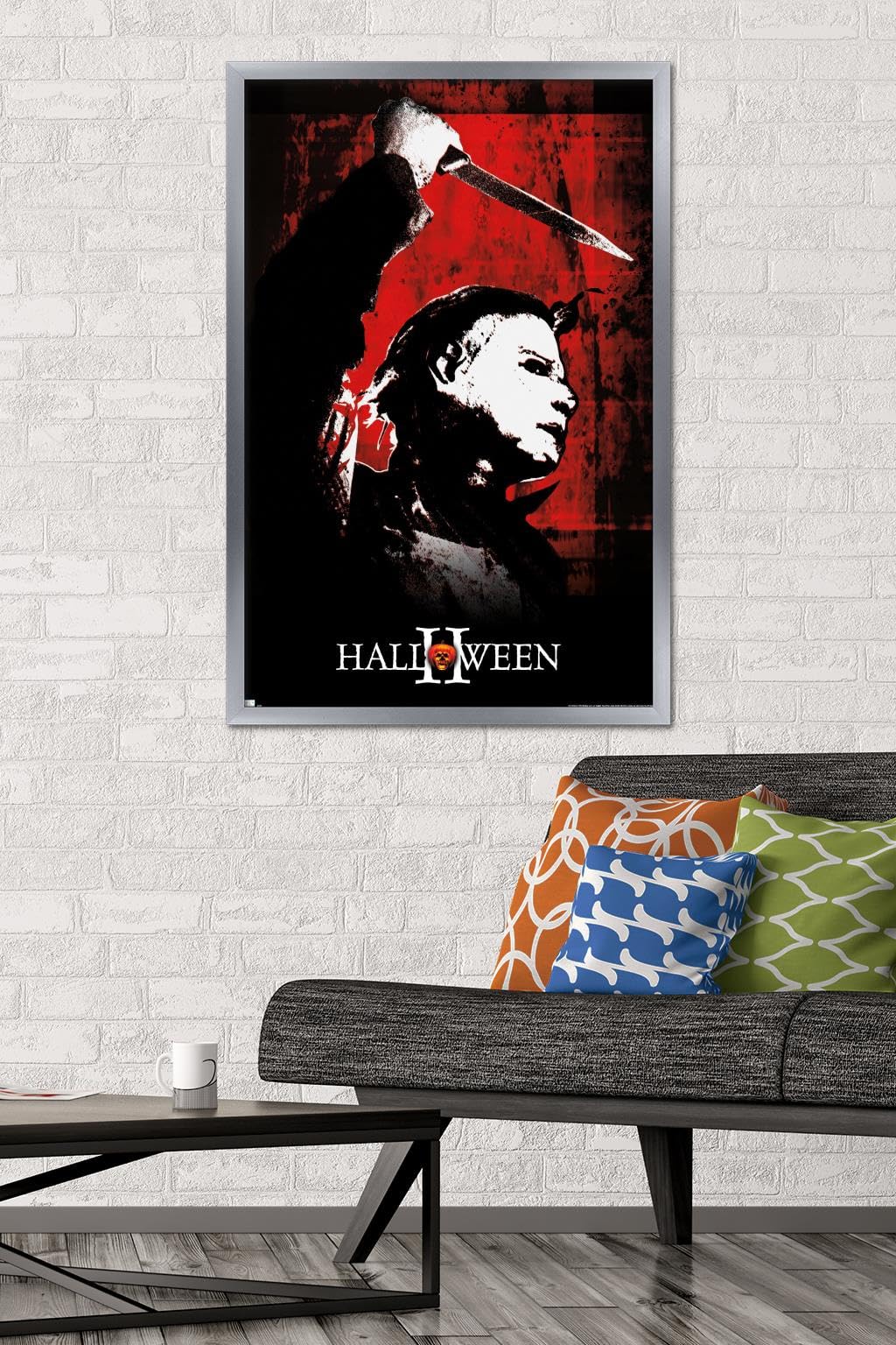 Halloween II - Affiche murale rouge