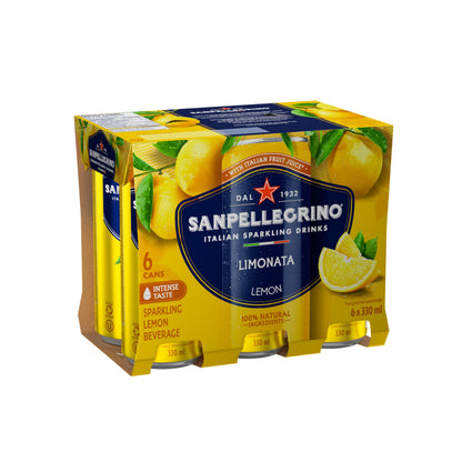 San Pellegrino Limonata Italian Sparkling Fruit Beverage, 24 x 330ml San Pellegrino
