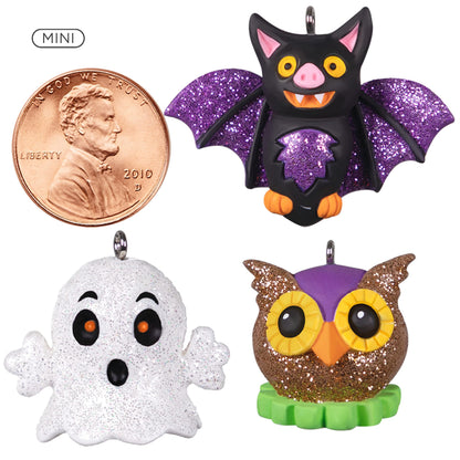 Ornement de Noël miniature Hallmark Keepsake 2022, Vintage Halloween Cuties, mini ensemble de 3