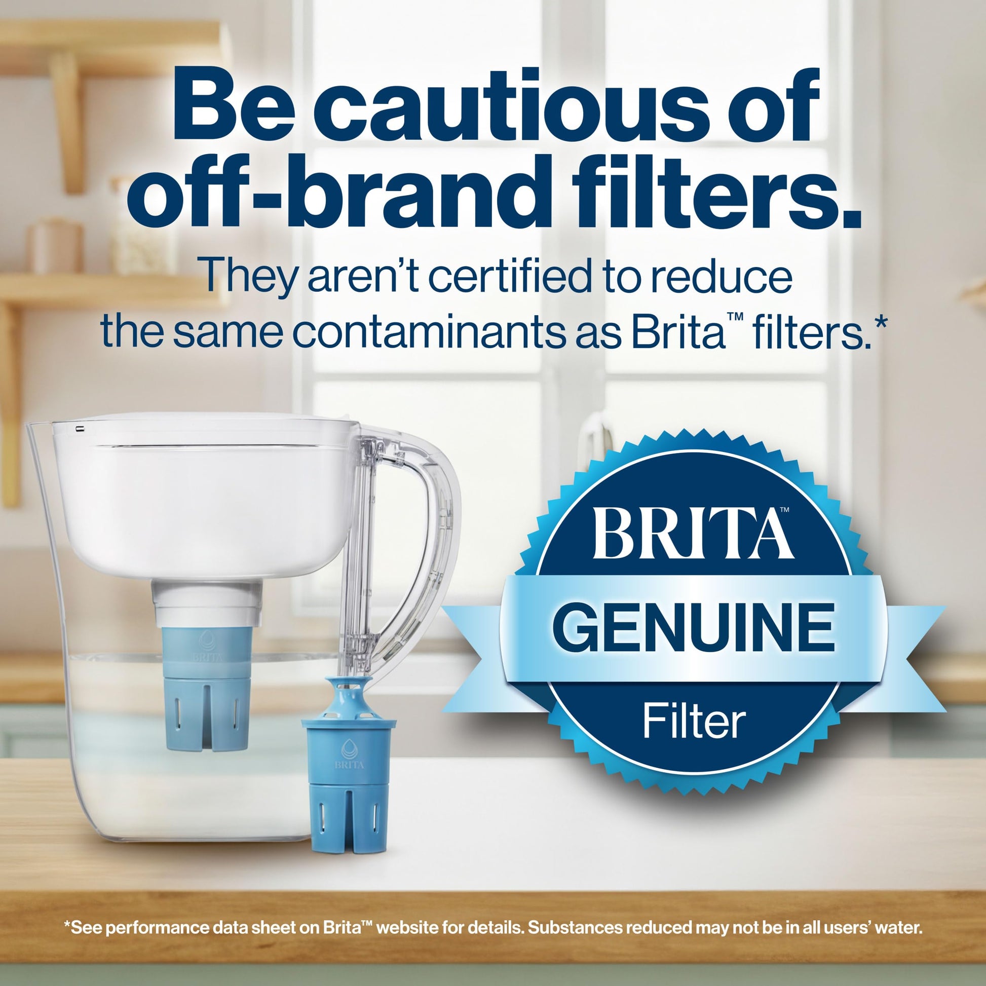 Brita Elite Replacement Filter, Reduces 30+ contaminants While Keeping Healthy Minerals, WQA Certified to Reduce Lead, Microplastics, Chromium and Chlorine, Lasts 6 Months, 4 Count