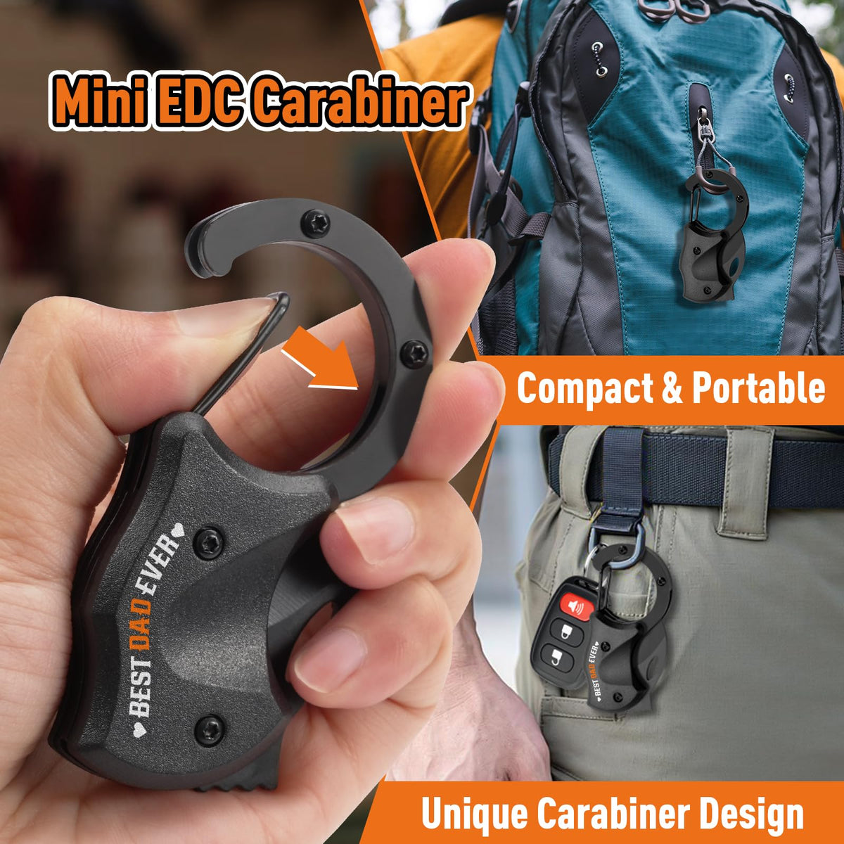 Stocking Stuffers Gifts for Men, Dad Gifts for Pocket Carabiner Gadgets 🍁 All In One Marketplace Canada