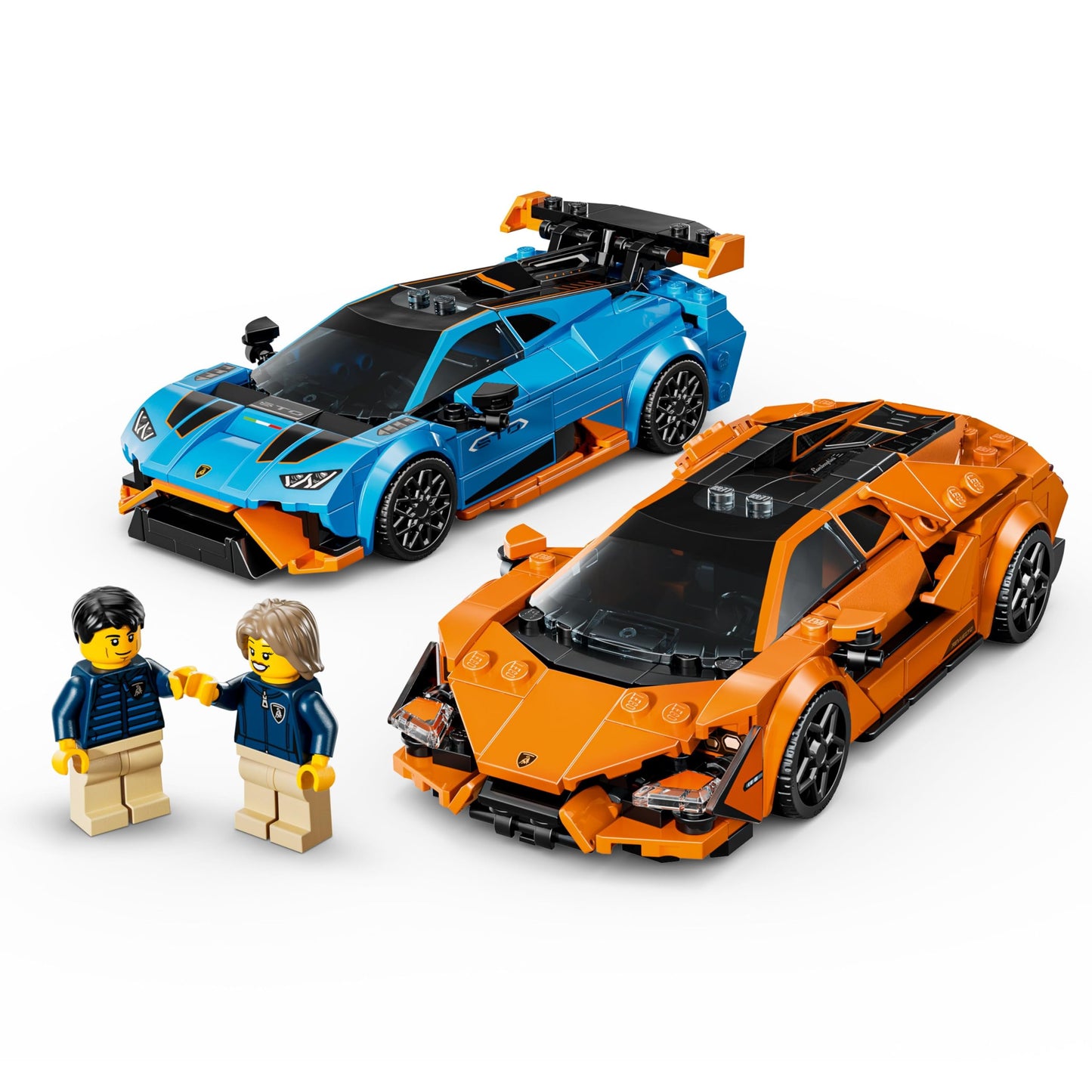 LEGO Speed Champions Lamborghini Revuelto & Huracán STO Car Toys - Building Toy for Pretend Play for Boys & Girls, Ages 10+ - Model Car Kit Display - Gift Idea for Kids - 77238 LEGO