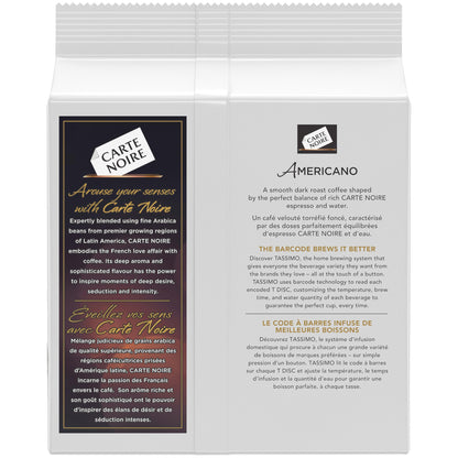 Carte Noire Americano Coffee T-Discs for Tassimo Brewers, 70 Count