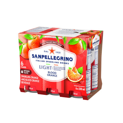 San Pellegrino Light Blood Orange, Sparkling Beverage, 24 x 330 ml San Pellegrino