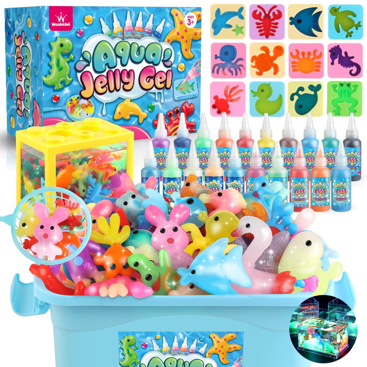 wookidel Magic Gel Water Elf Toy Kit, Aqua Fairy Water Gel Kit for Kids 🍁 All In One Marketplace Canada