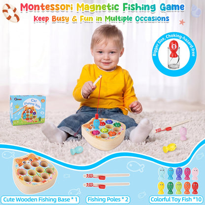 FCSONU Toddler Toys for 2 3 Year Old Boy Girl|Magnetic Fishing Game for Kid 🍁 All In One Marketplace Canada