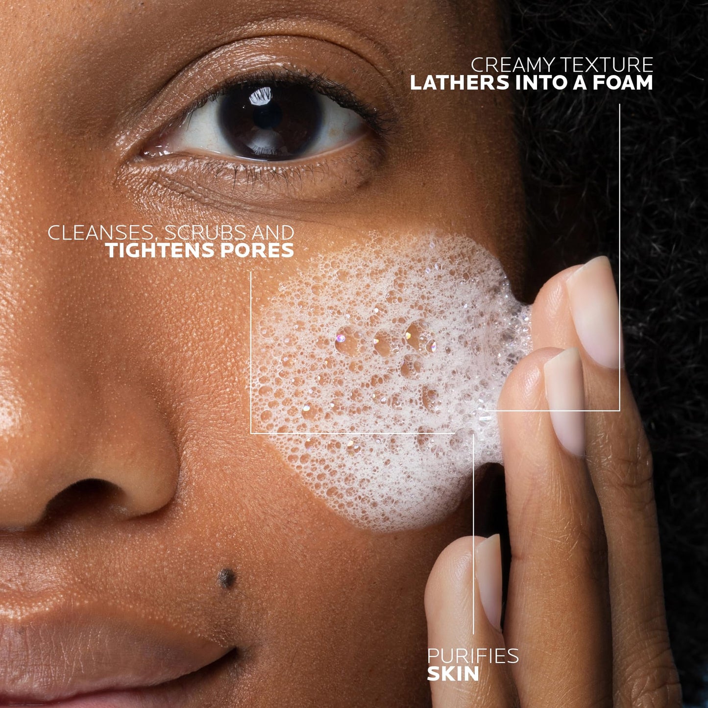 La Roche-Posay Effaclar Daily FOAMING CREAM CLEANSER for Face For Oily to Combination Skin with SALICYLIC ACID and GLYCERIN Sebum and pore minimizer. Paraben-Free, Oil-Free, Alcohol-Free, Non Comedogenic, 125ML La Roche-Posay