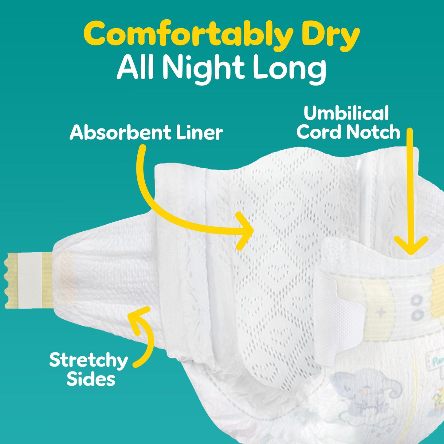 Pampers Swaddlers Diapers, Size 0 (up to 10 lbs), 84 Count, Absorbent, Keeps Baby Dry and Comfortable, Skin Safe Disposable Baby Diaper 🍁 All In One Marketplace Canada