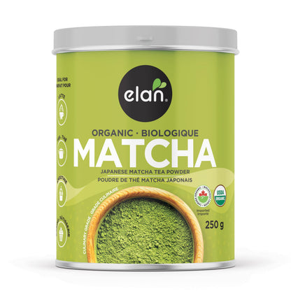 ELAN Organic Japanese Matcha Green Tea Powder – 250g | Non-GMO, Vegan & Gluten-Free