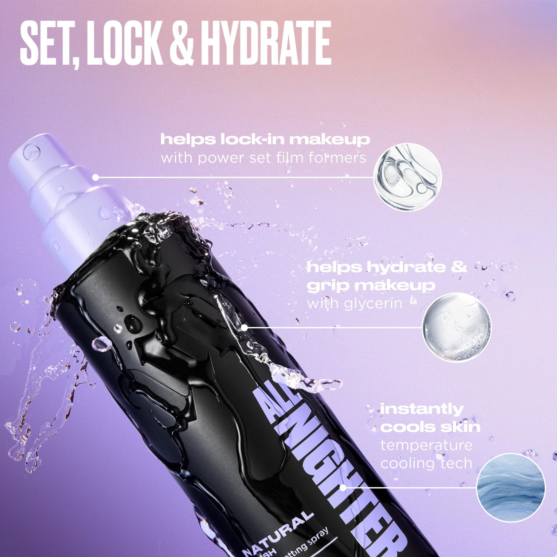 Urban Decay All Nighter Waterproof Makeup Setting Spray - Natural Finish - Available at All In One Marketplace Canada