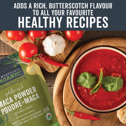 Viva Naturals Organic Maca Powder, Gelatinized Peruvian Maca Root Powder, Non-GMO, 1 lb Viva Naturals