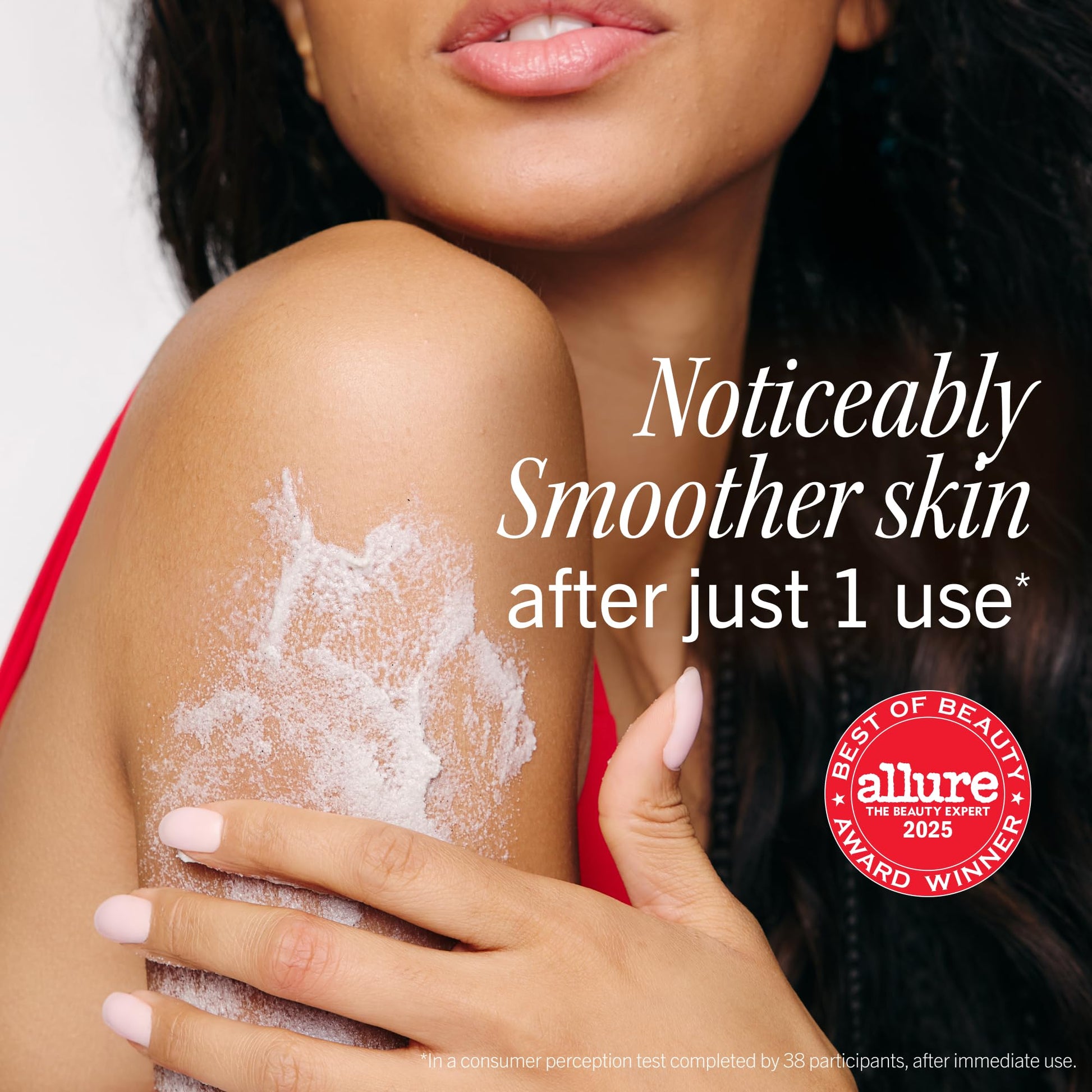 First Aid Beauty KP Bump Eraser Body Scrub, 10% AHA Keratosis Pilaris Exfoliator - Glycolic & Lactic Acid with Pumice, Treatment for Strawberry Legs, Razor Bumps & Rough Bumpy Skin, Safe for Sensitive Skin, 10 oz, Unscented First Aid Beauty